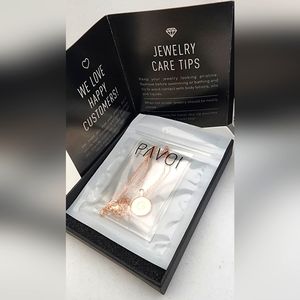 PAVOI 14K Rose Gold Plated Letter  "G" Necklace for Women | Gold Initial Neckla